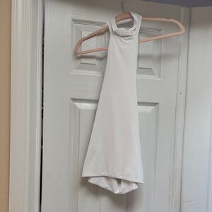 Aritzia White Halter Tank Top
